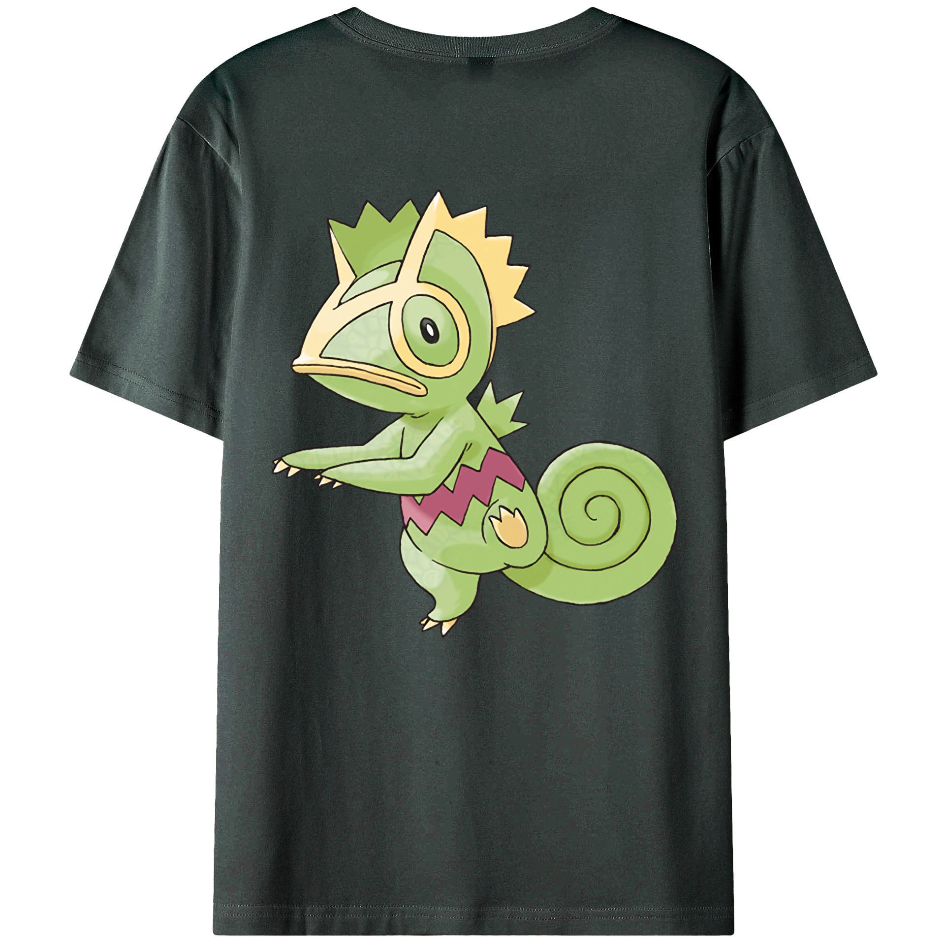 （画像用） ポケットモンスター Pokémon 綿100％ メンズ半袖Tシャツ（バックプリント） 通気性
